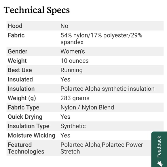 Oiselle Flyout Insulated Running Zip-Up Vest - Picture 9 of 9